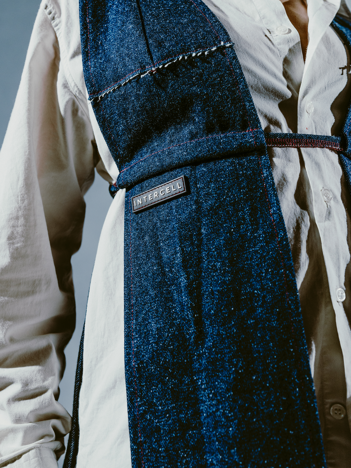 REWORKED DENIM TOP